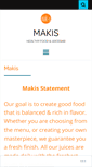 Mobile Screenshot of makisfood.com