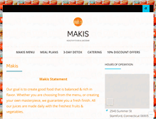 Tablet Screenshot of makisfood.com